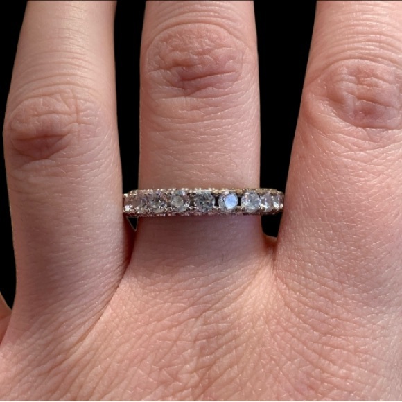STERLING SILVER WEDDING BAND - Picture 3 of 8